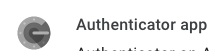 Authenticator app